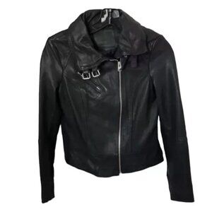ALL SAINTS Leather Jacket US Size 4